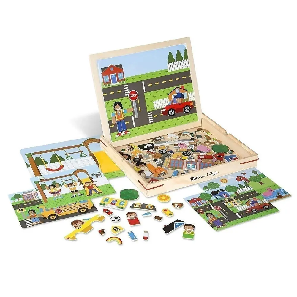 Melissa & Doug Kids/Children Wooden Magnetic Matching Learning Picture Toy Game - Toys & Games