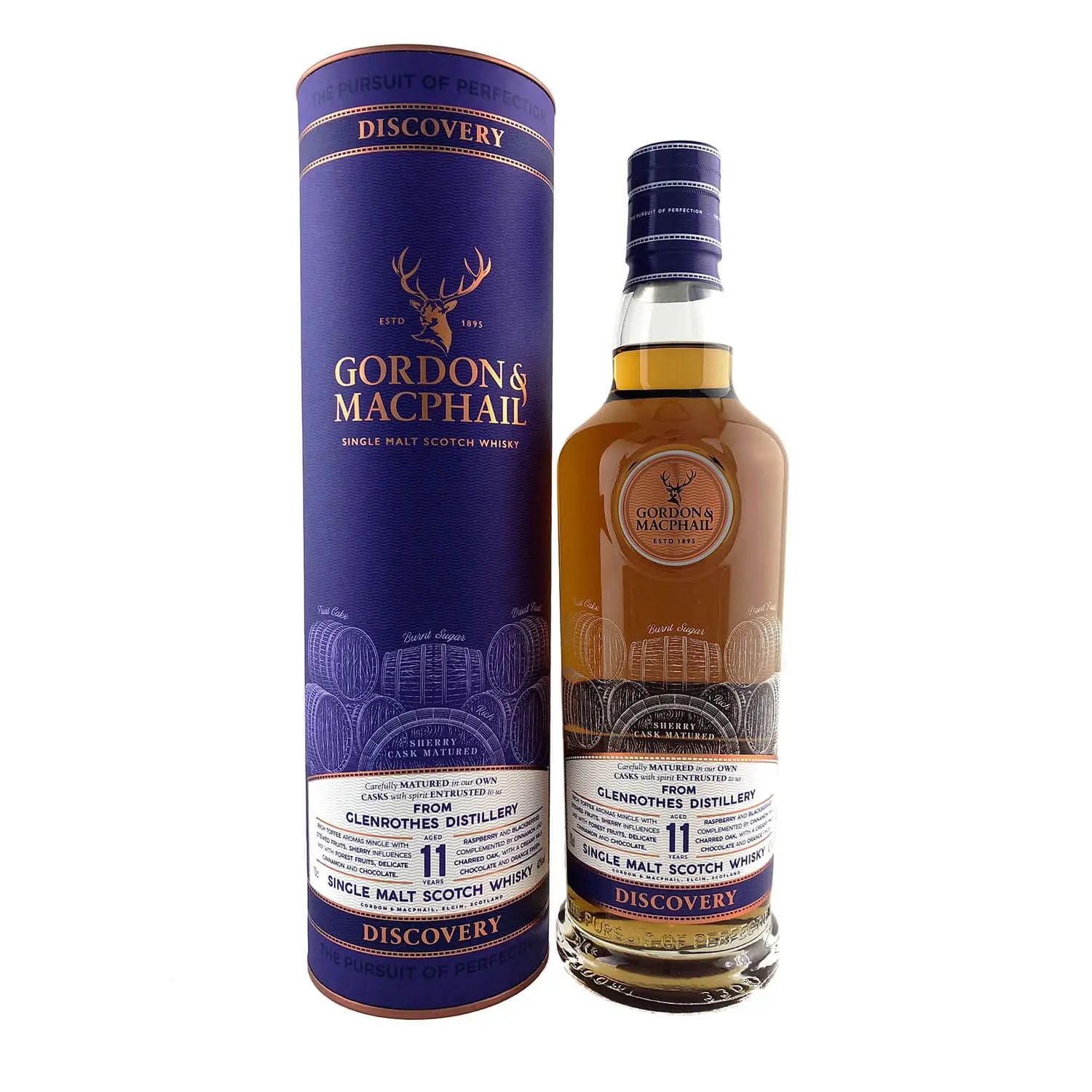 Gordon & Macphail Discovery Glenrothes Distillery 11 Year Old Single Malt Scotch Whisky 700ml - Alcohol