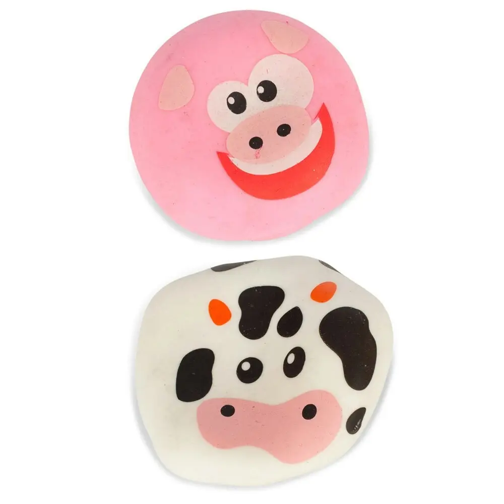 2x Fumfings Novelty Wall Sticky Animal Farm Splatimals 18cm Fun Squishy Kids 3y+ - Toys & Games