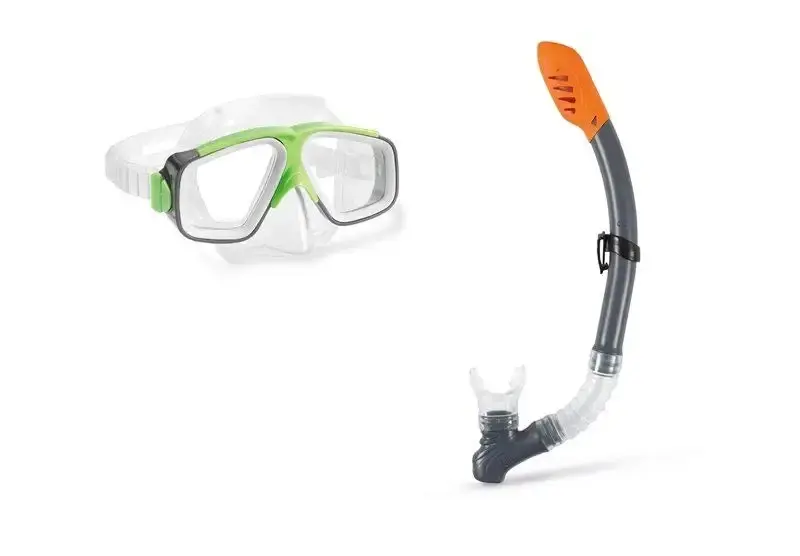 Intex Mask Snorkel Set Surf Rider 8+ 55949 - Sports & Outdoor