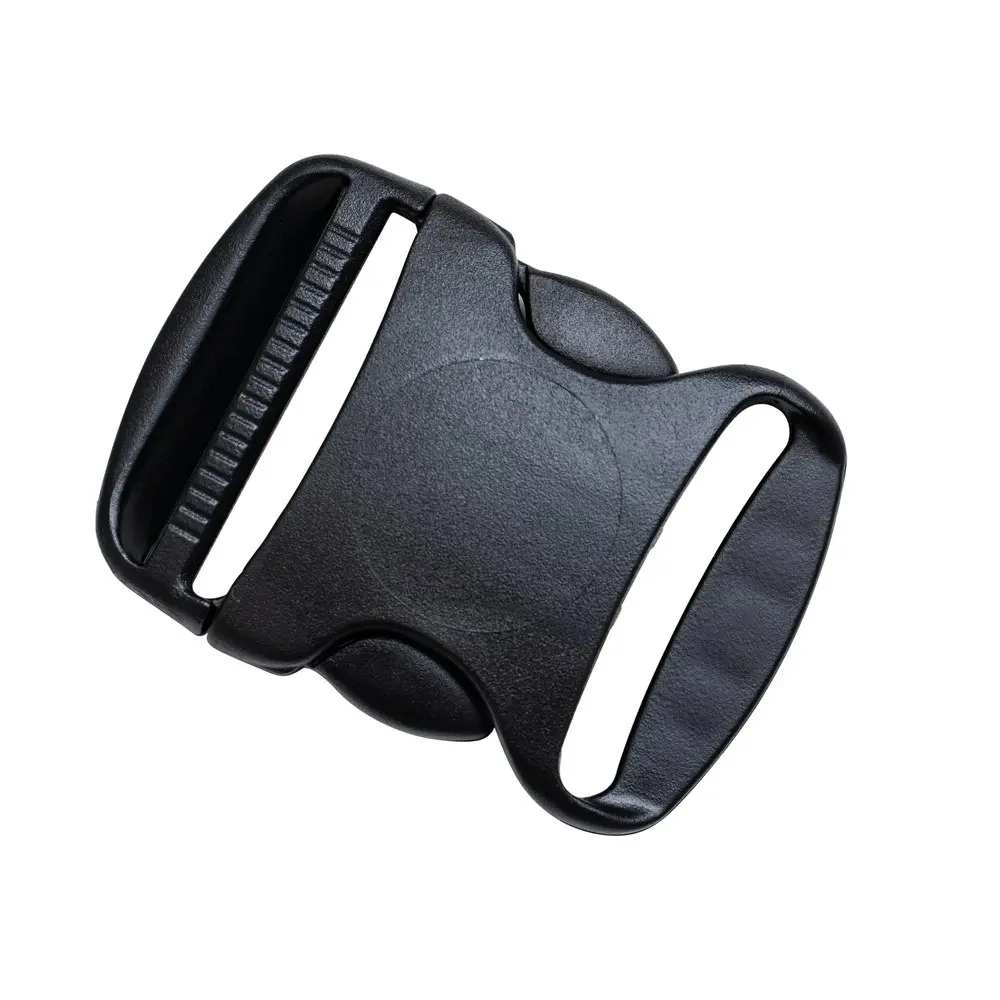 GMP Trovato Premium Plastic Side Release Buckle Clip 50 mm Bag 6 Black - Hobbies