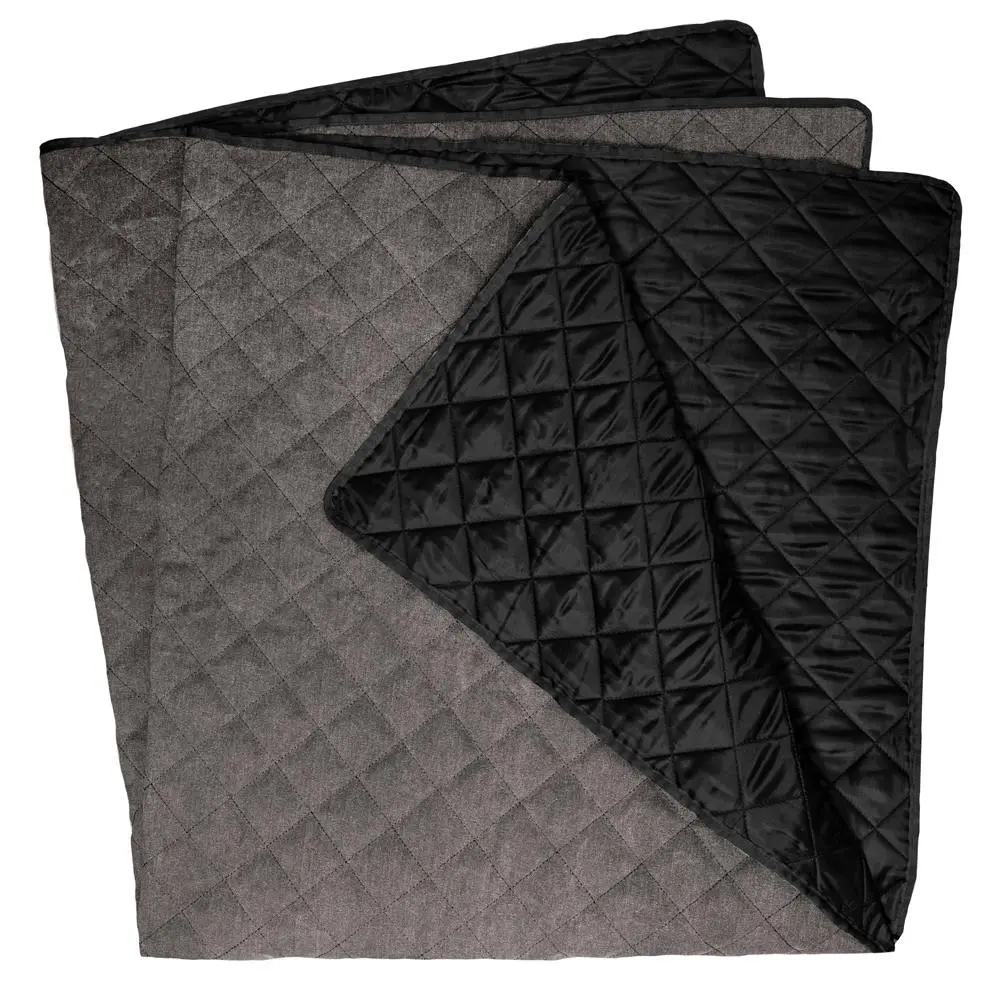 Tempa Kayce Picnic 150cm Blanket Camping Outdoor Travel Mat w/ Strap Slate Grey - Home & Garden