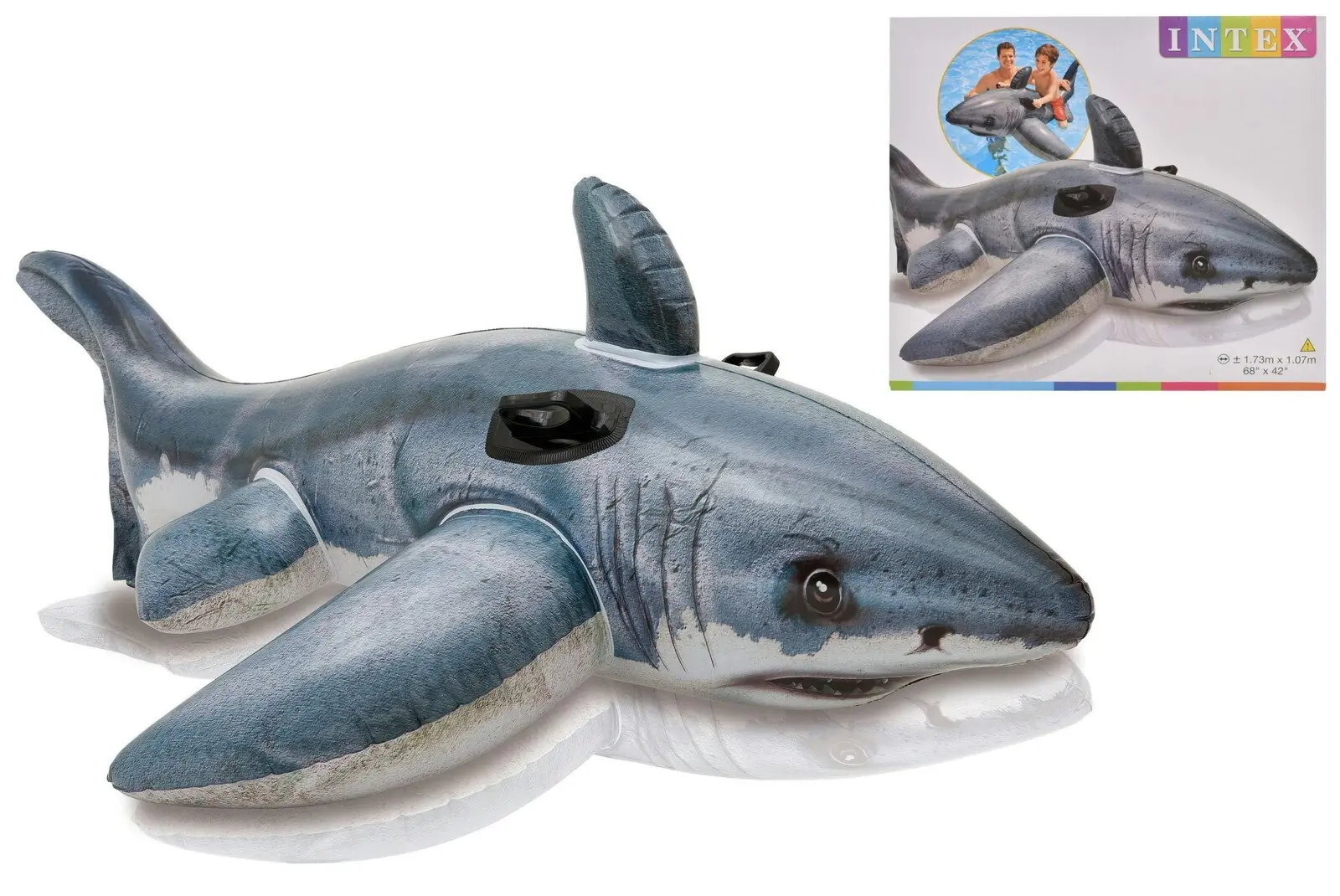 Intex Great White Shark Ride On - Toys & Games