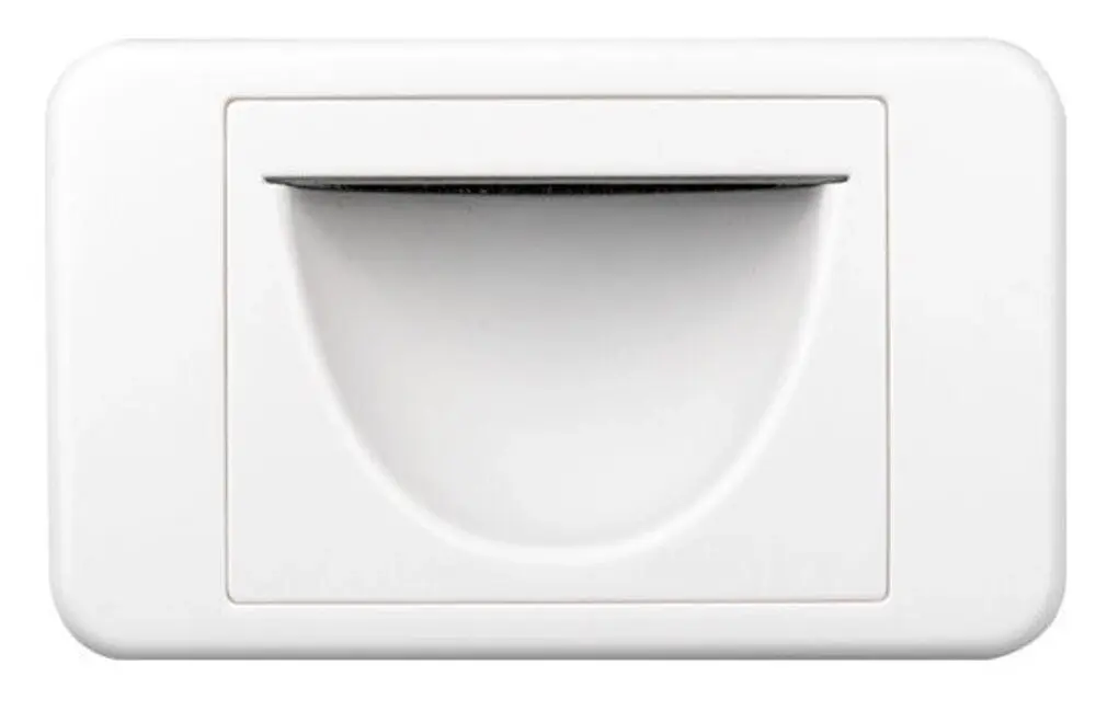 Reverse Bullnose Wall Plate Cable Management In Wall Wires for TV Installation - Electronics