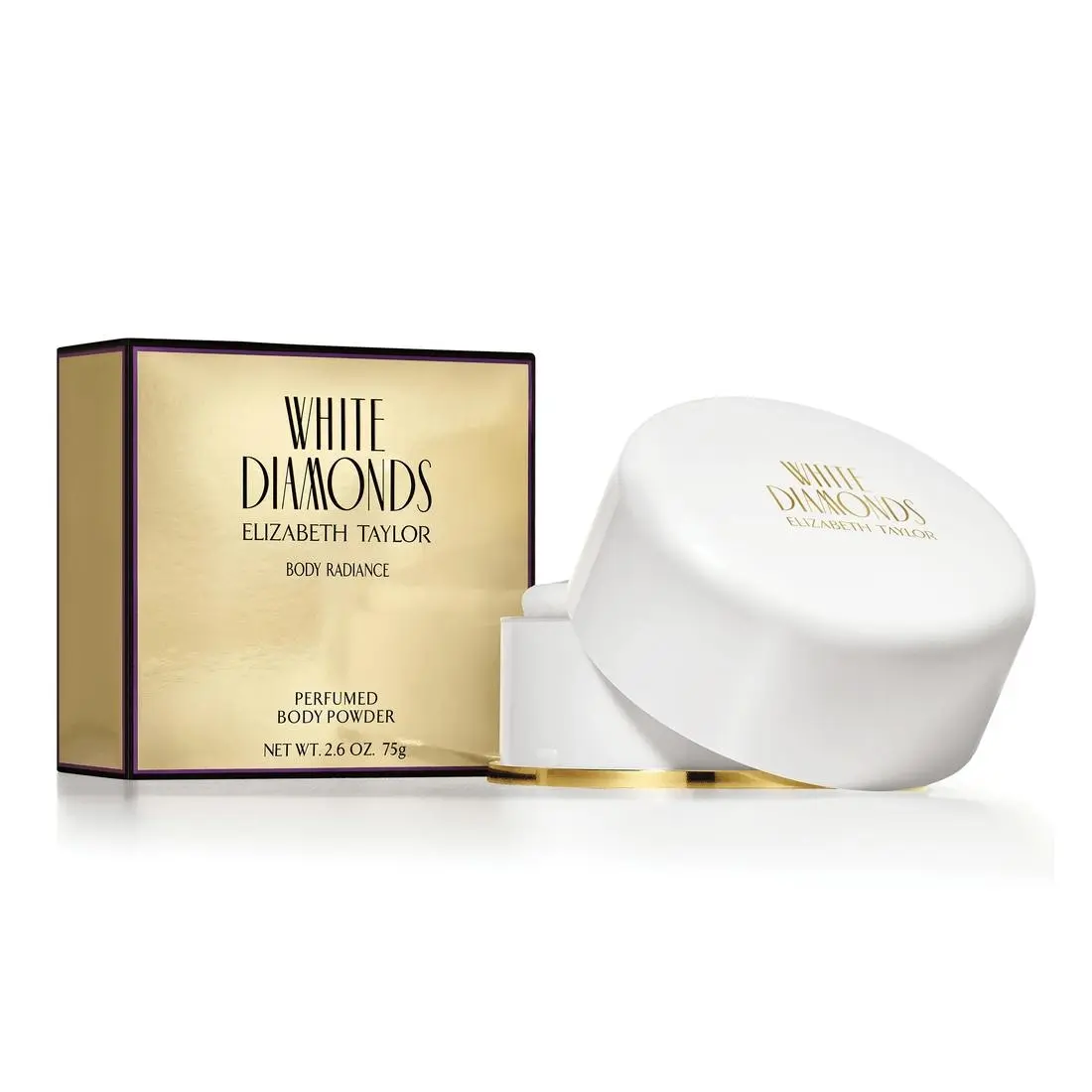 White Diamonds by Elizabeth Taylor Dusting Powder 75g - Beauty