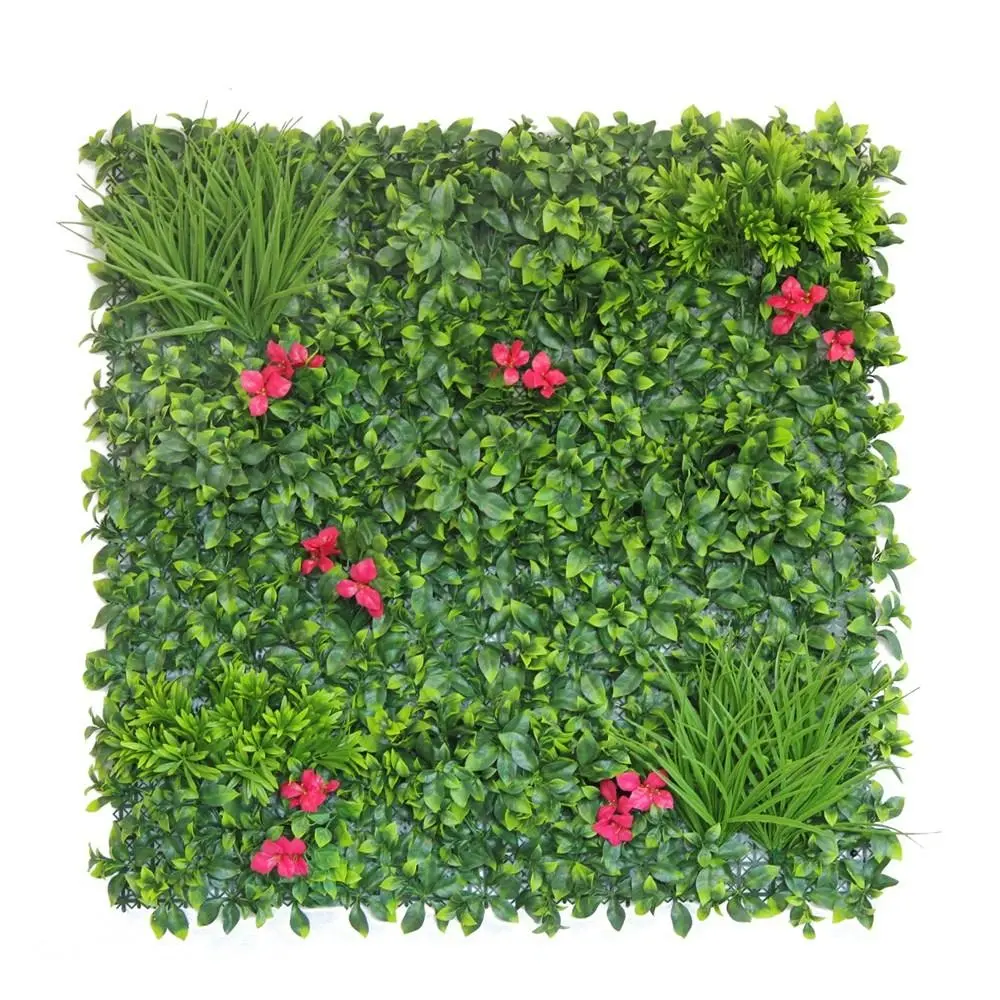 Artificial Hedge Tile (UV Treated) - Flower Rush 100x100cm