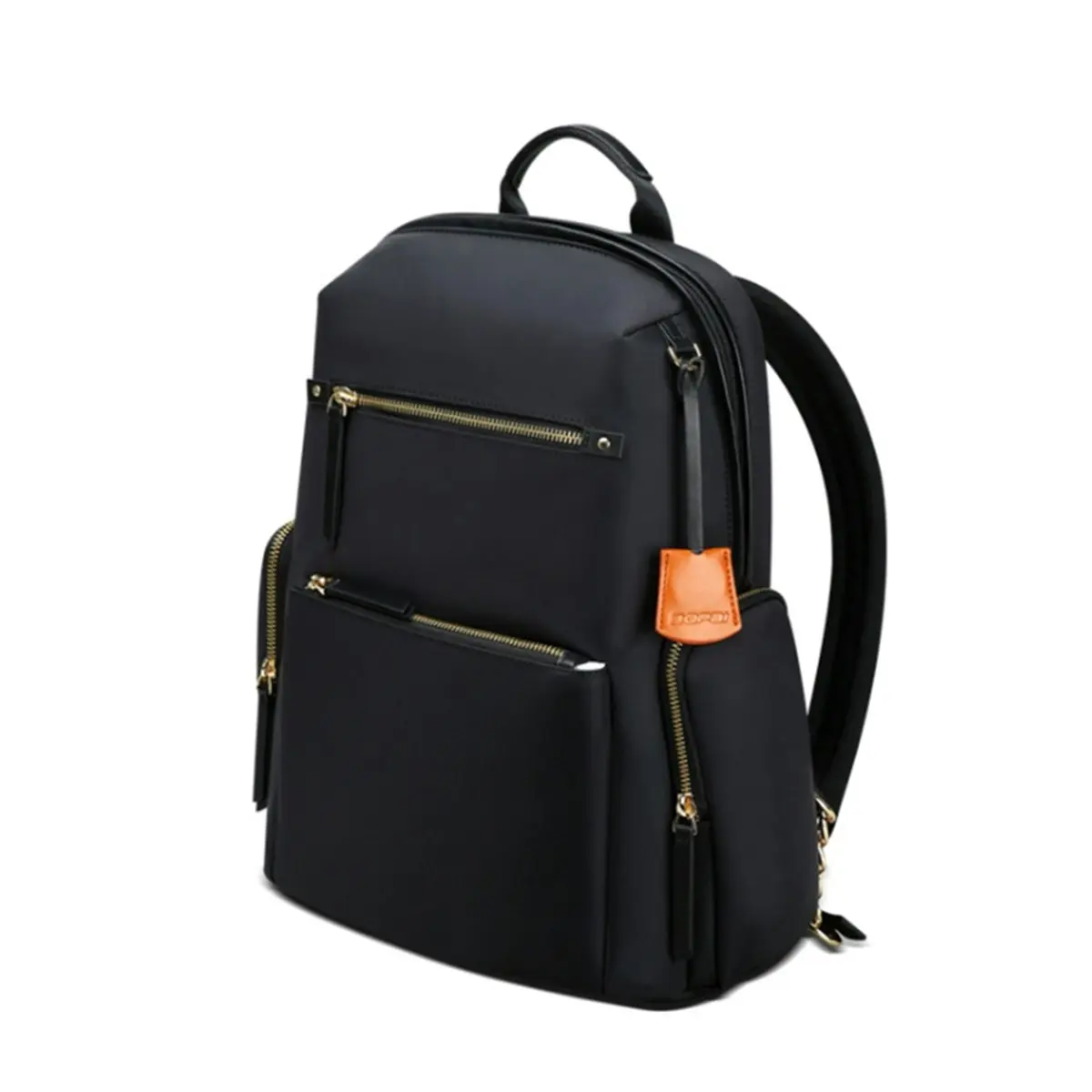 Bopai Luxury Style Waterproof Daypack Women's Business Backpack Travel Shoulder Bag B0121 Black 14" Laptop - Fashion
