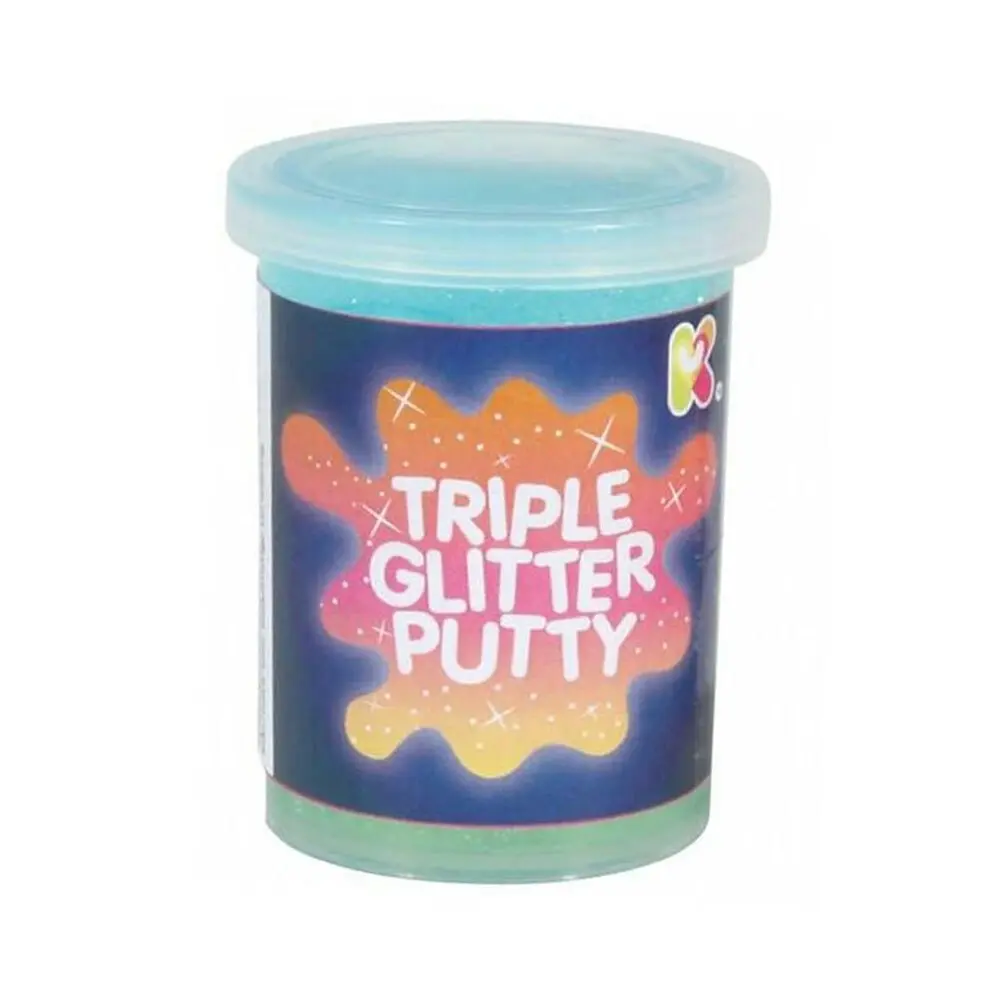 Fumfings Novelty Triple Glitter Putty 6cm Squish Art Toys Kids/Children 3y+ Asst - Hobbies