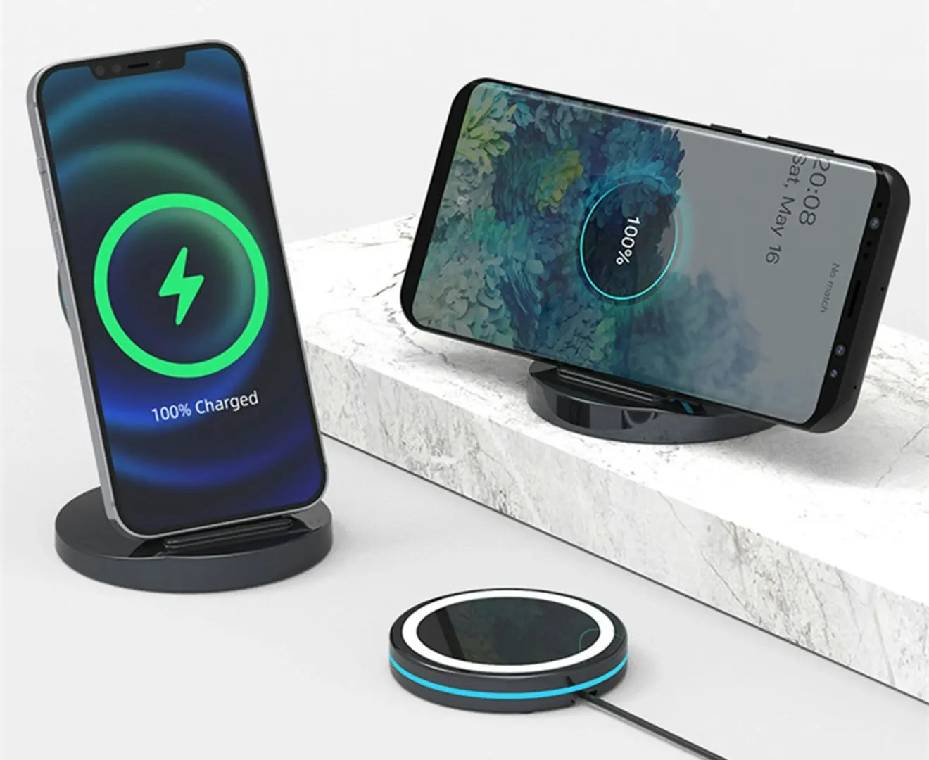 15W Foldable Magnetic Wireless Fast Charger for iPhone 12 - Electronics