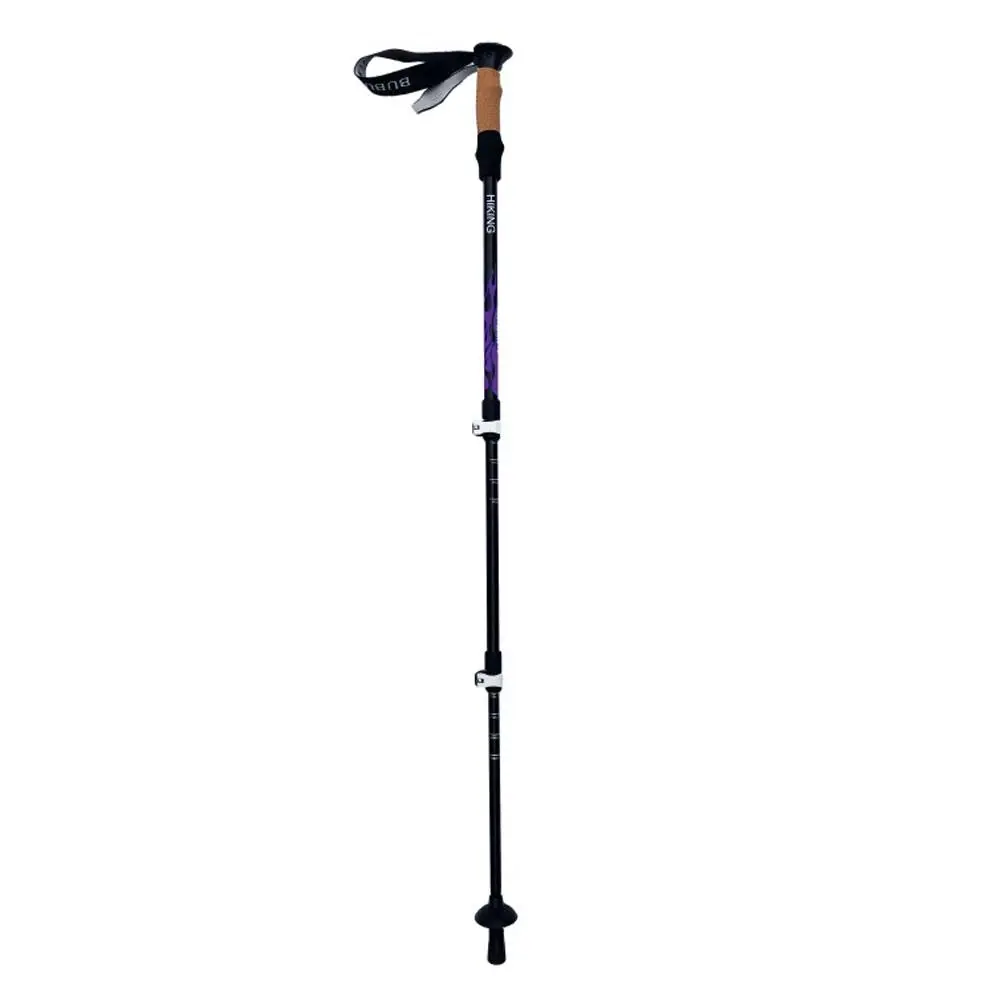 High Trek Peak Outdoors Trail Hiking Lightweight Aluminium Walking Stick/Pole - Sports & Outdoor