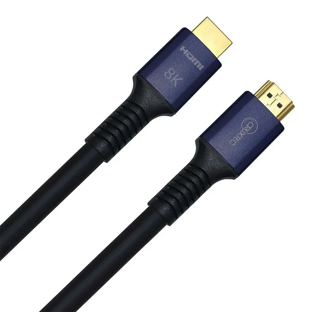 Cruxtec 10m HDMI 2.1 Male to Male 48Gbps High Speed Cable w/ Ethernet Black - Electronics