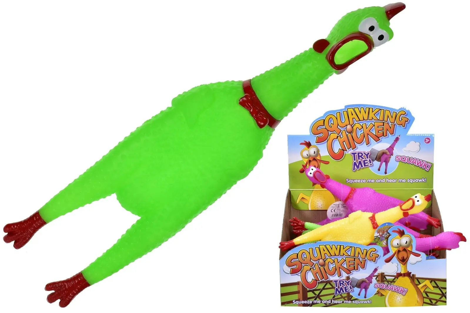 Squidgy Squawking Chicken - Toys & Games