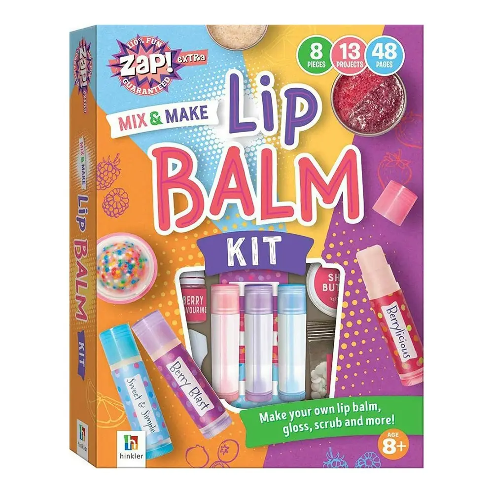 Zap! Extra Mix 'n' Make Lip Balm Craft Activity Kit Childrens Project 8y+ - Hobbies