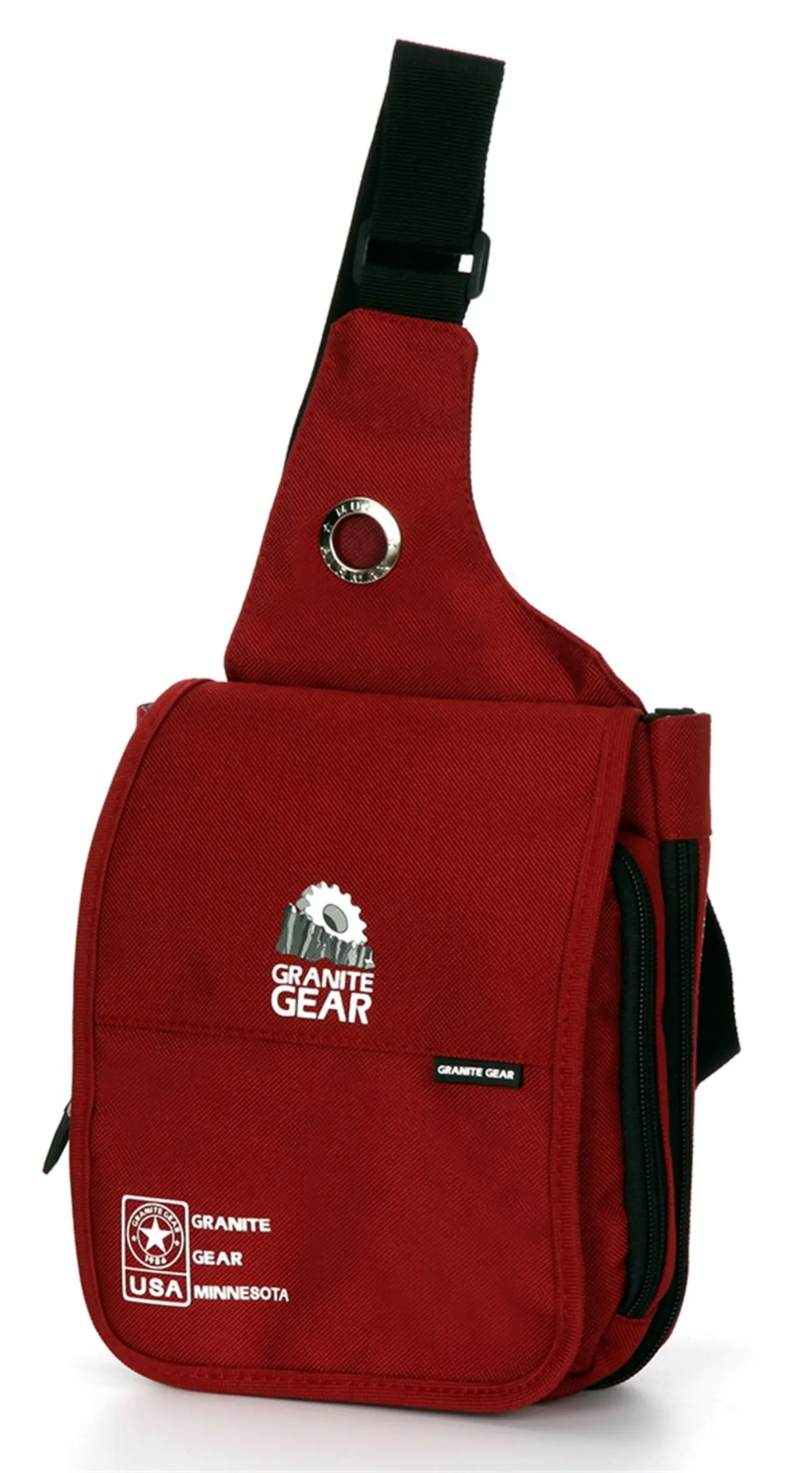 Granite Gear Waterproof Messenger Chest Bag Cross Shoulder Travel Bag Hiking Satchels G5011 Red - Fashion