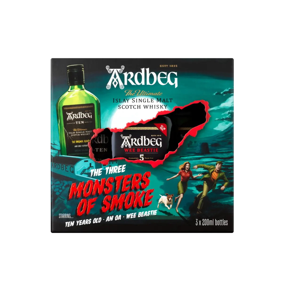 Ardbeg Distillery Monsters Of Smoke Trio Pack - Alcohol