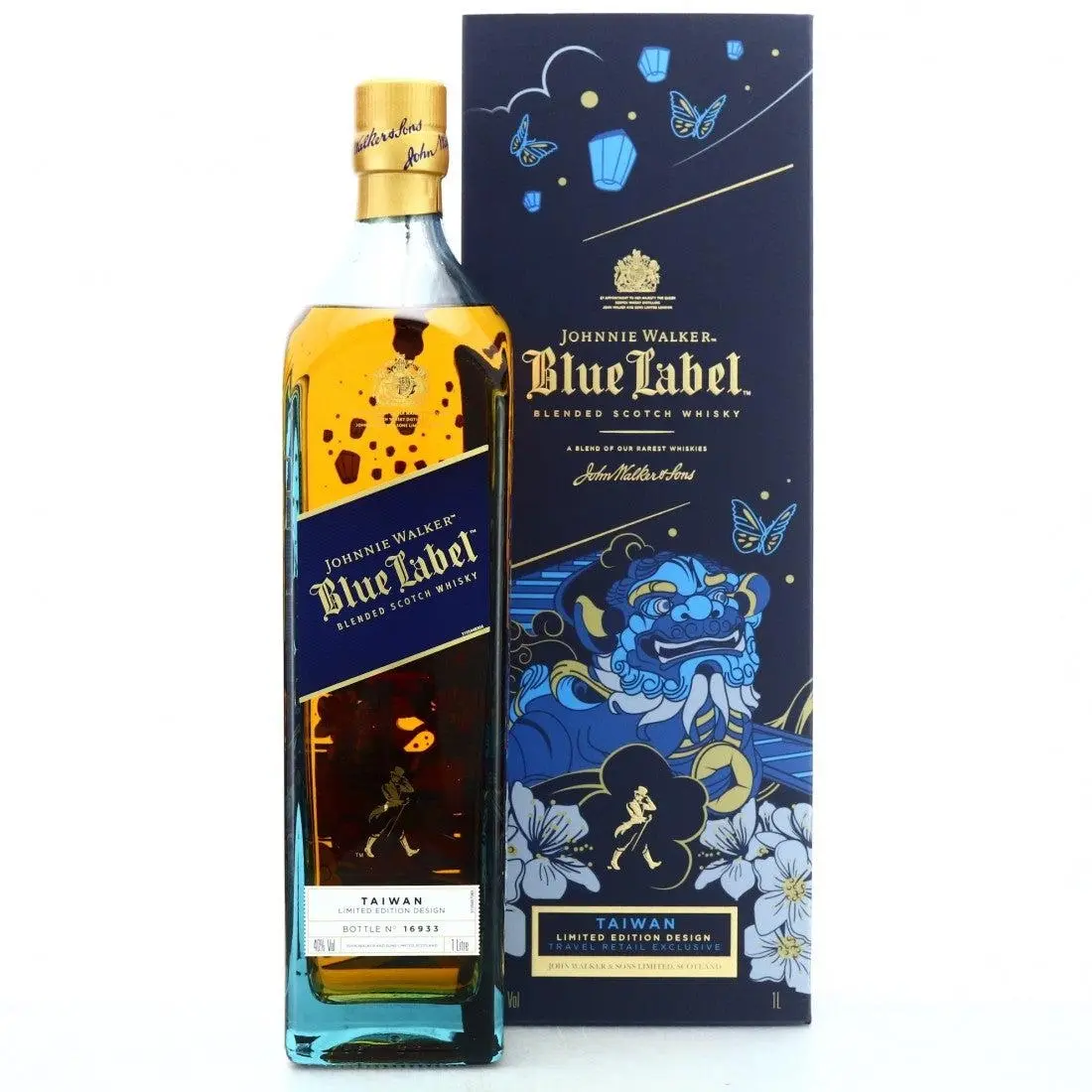 Johnnie Walker Blue Label Taiwan Limited Edition 1L - Alcohol