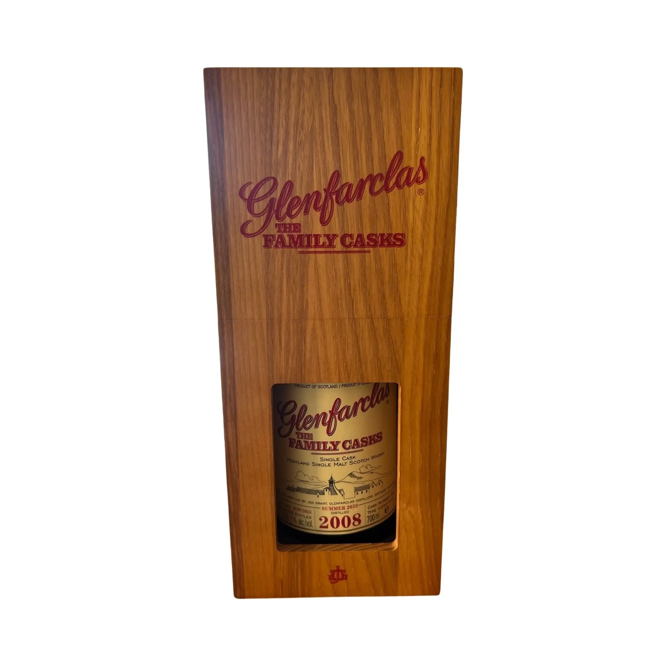 Glenfarclas 2008 15 Year Old Family Casks Sherry Butt Whisky 700ml - Alcohol