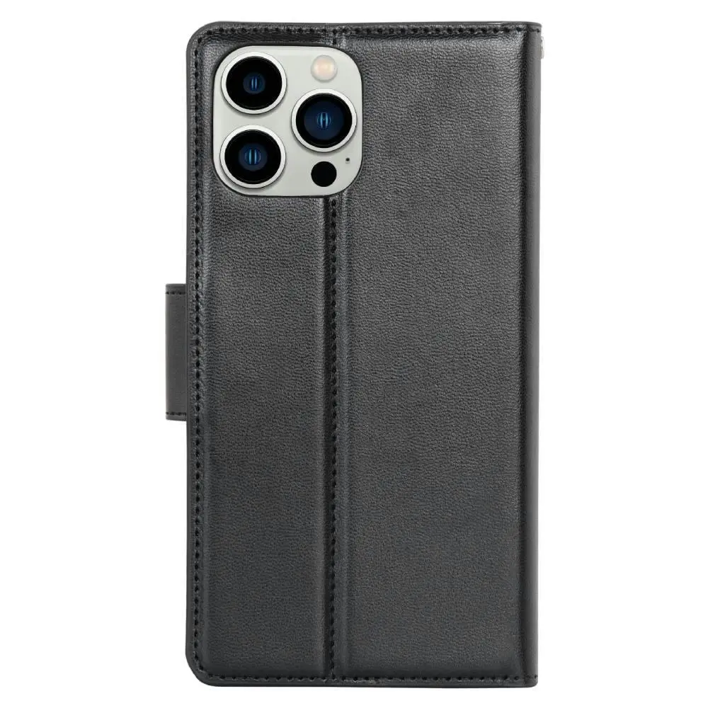 Soka Hanman Wallet Case (Suits iPhone 16 Pro Max) - Black