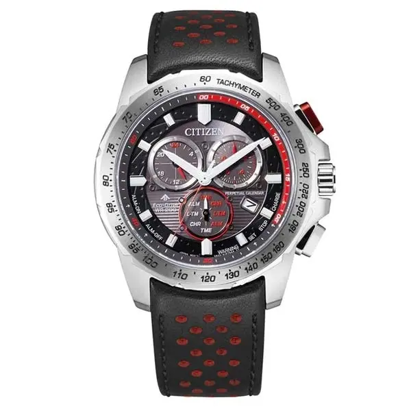 Citizen Promaster MX Black Dial Leather Strap Men's Watch (BL5570-01E)