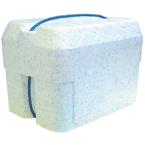 Livingstone Foam Cooler Box 6 Litres 250 x 180 x 260 mm with Lid - Health