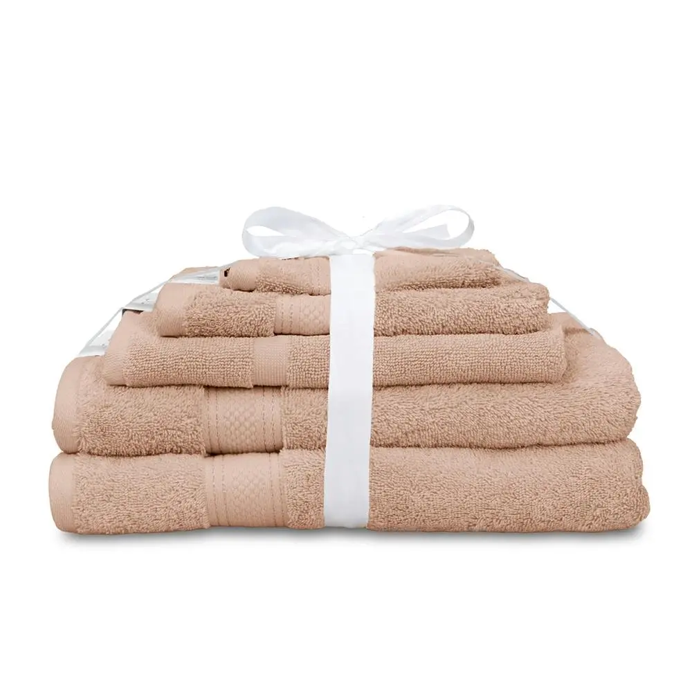 5pc Algodon St Regis Collection Bath/Hand Towel Set w/ Face Washer Cotton Dusk - Home & Garden