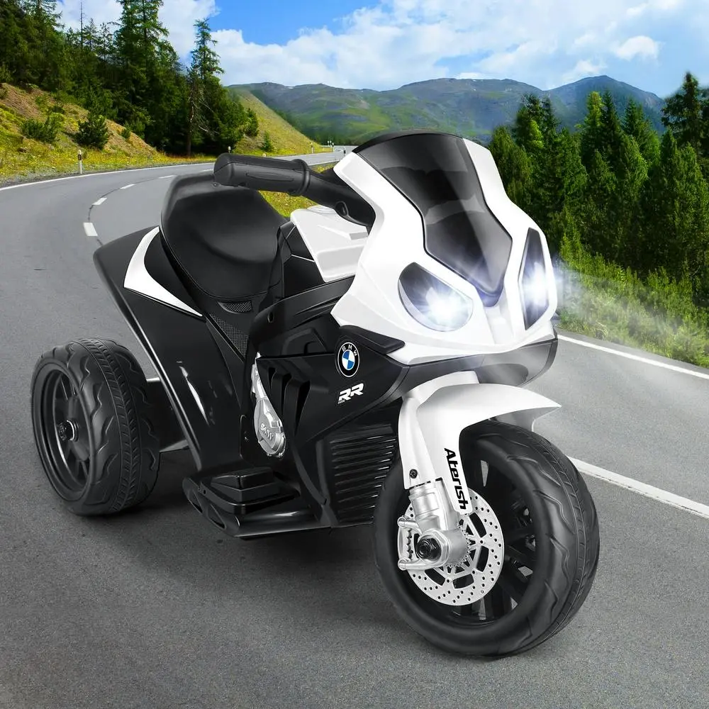 Alfordson Ride On Car Motorcycle Kids Toy BMW Licensed Black - Toys & Games