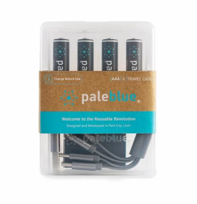 PB-AAA-C Rechargeable AAA Batteries, 1.5 V Battery, USB Cable, 4-Pk., 1 Year life