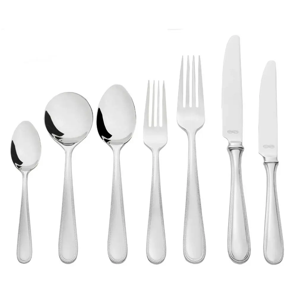 Verg Wang Wedgewood 56pc Stainless Steel Infinity Cutlery Set 56 Piece - Home & Garden
