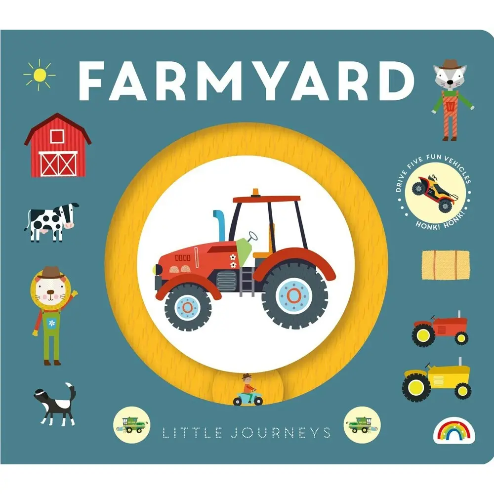 Really Decent Books Little Journeys Childrens Reading Book- Farmyard 3Y+