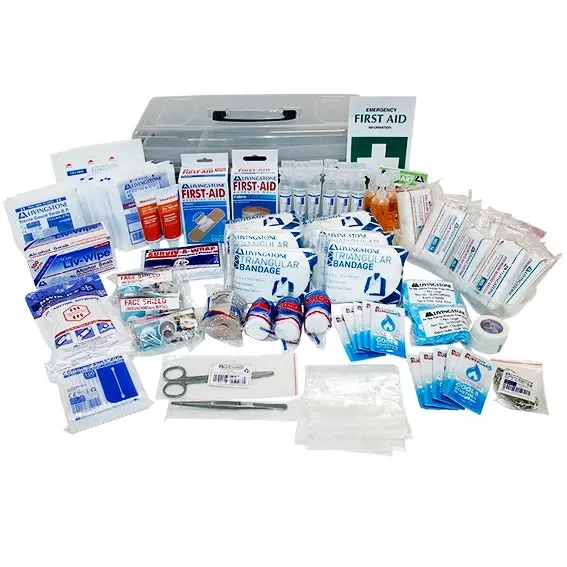Livingstone Large General Purpose First Aid Kit Complete Set In Recyclable Plastic Case - Health