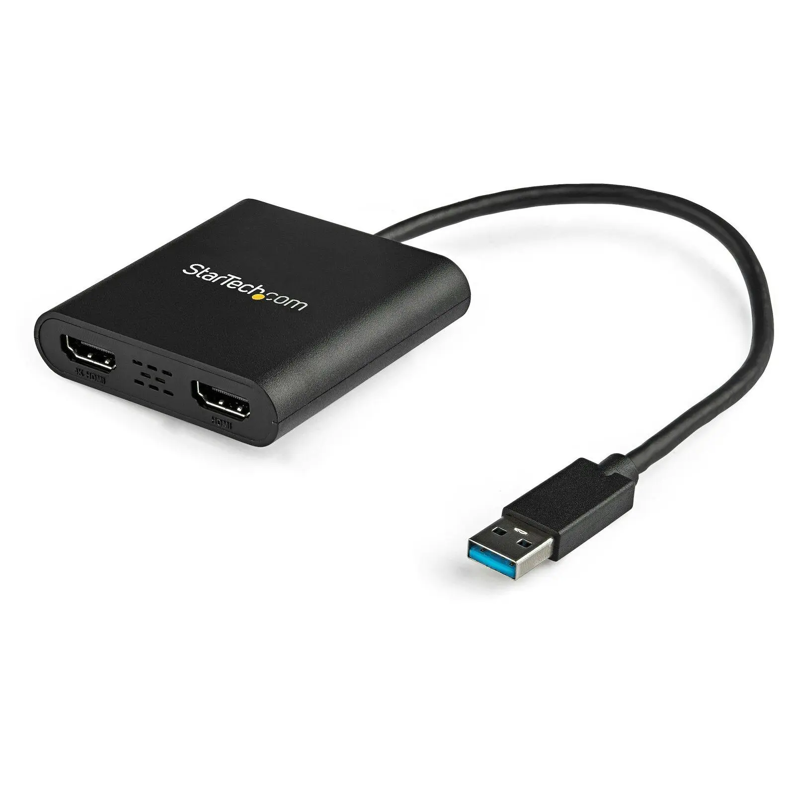 Star Tech USB 3.0 To Dual HDMI Adapter 4K x 2K/30Hz BLK For PC/Monitor/Laptop - Electronics