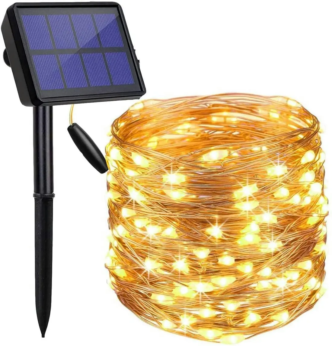 200 Waterproof LED Solar Fairy Light Outdoor with 8 Lighting Modes for Home,Garden and Decoration - Home & Garden