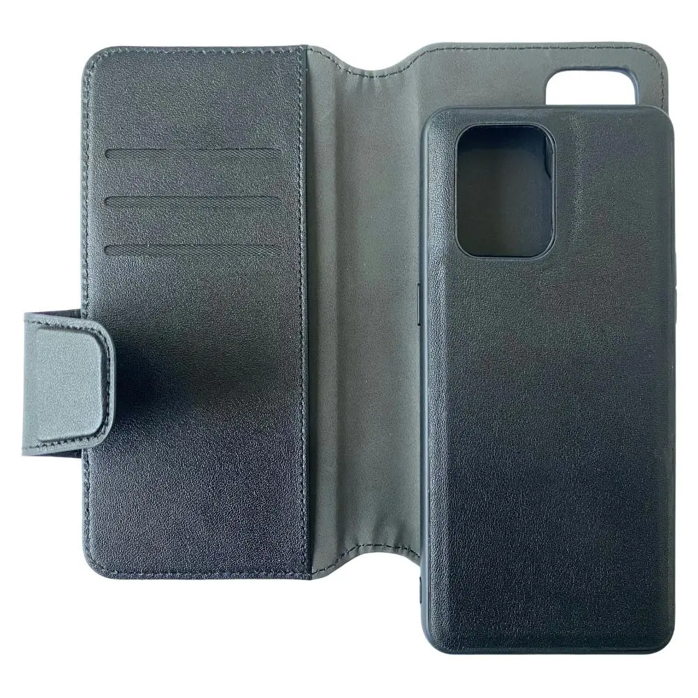 Mobling Detachable Magnetic Wallet Case (Suits Oppo Reno 8 Lite 5G) - Black
