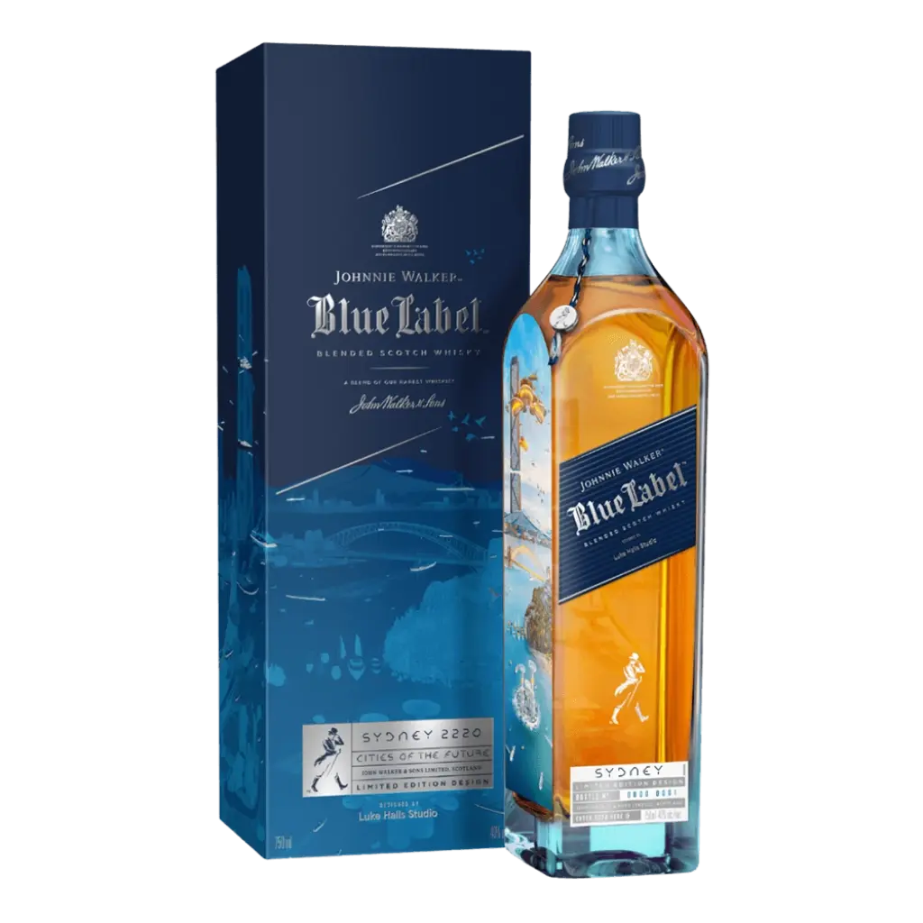 Johnnie Walker Blue Label Sydney Cities Of The Future Limited Edition Whisky 750ml - Alcohol