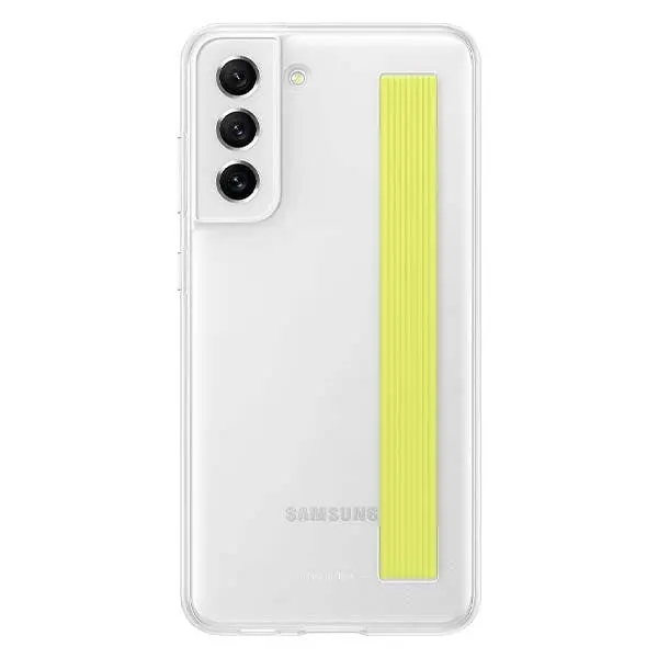 Samsung Silicone Slim Strap Cover Case (Suits Galaxy S21 FE) ? White - Electronics