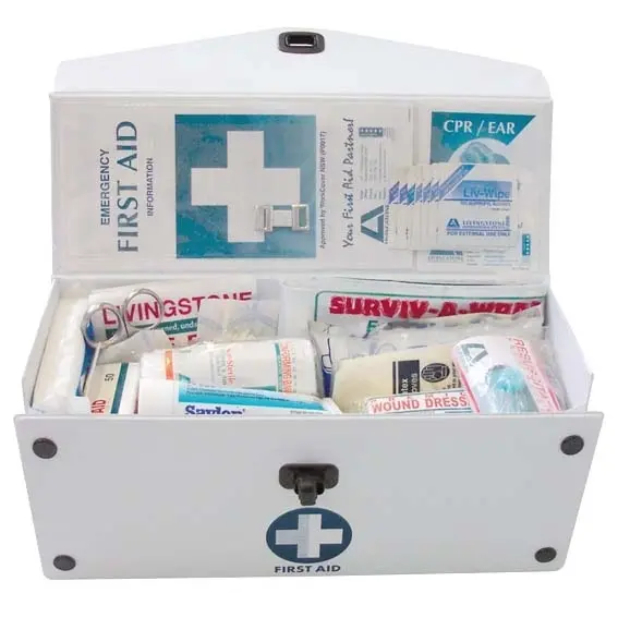 Livingstone Sports First Aid Kit, Small, Complete Set In PVC Case - Health