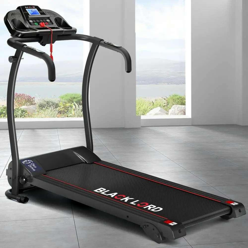 Black Lord Treadmill Electric Exercise Running Machine Foldable Walking Pad - Sports & Outdoor