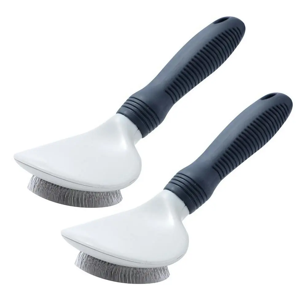 2x Paws & Claws Grooming Pro Pet Dog/Cat Fur Detangle Slicker Metal Brush - Pets
