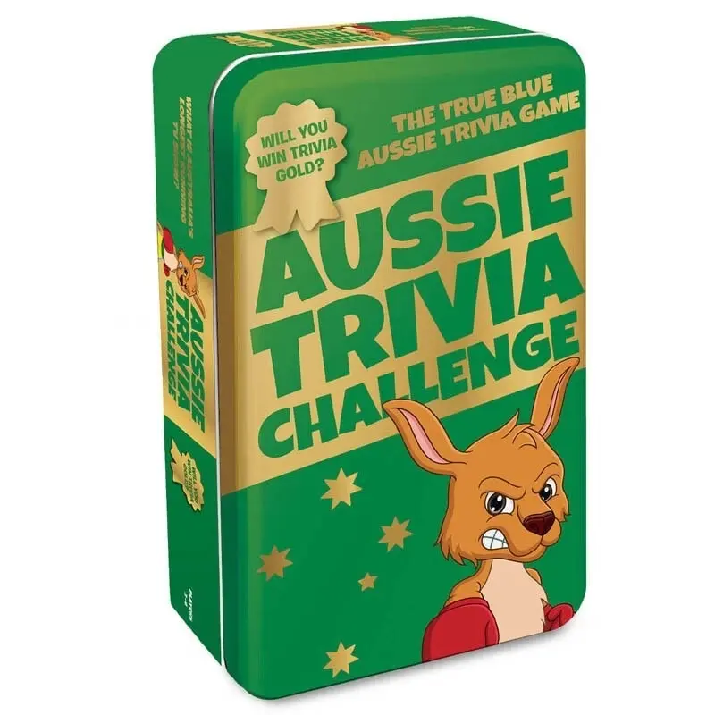 Tinned Game Aussie Trivia Challenge Party/Event Kids/Children Activity Toy 12+ - Hobbies