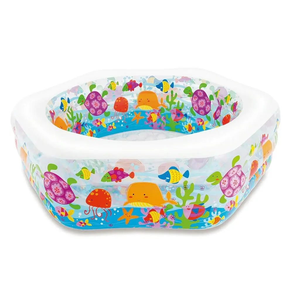 Intex Inflatable 1.9m Ocean Reef Outdoor Swimming Pool Summer Play Kids/Children - Home & Garden