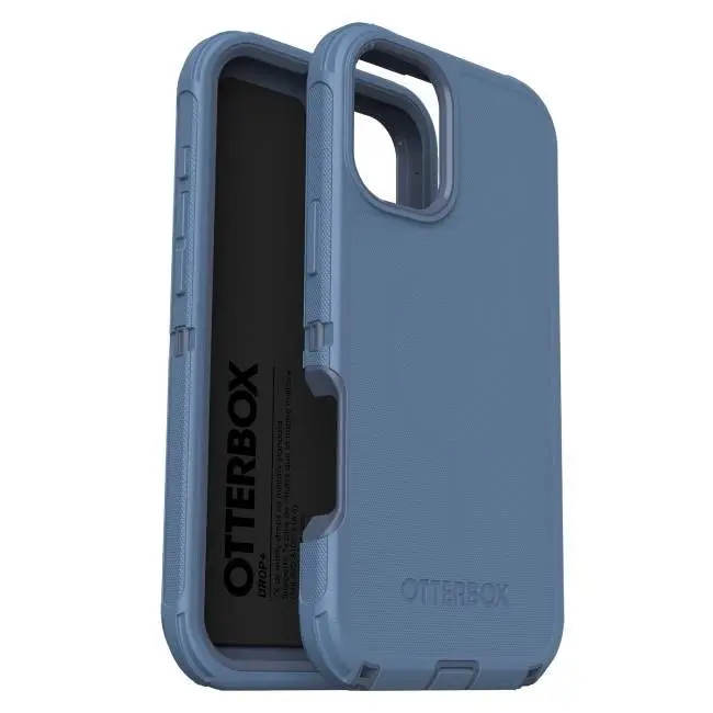 OtterBox Defender MagSafe Case (Suits iPhone 16 Plus) - Baby Blue Jeans