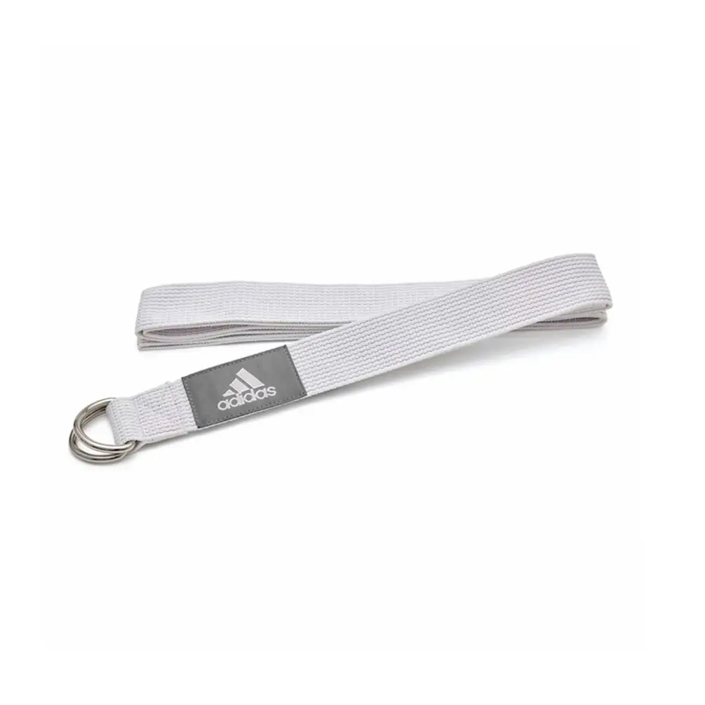 Adidas 2.5m Yoga Adjustable Training/Fitness Band Home/Gym Exercise Strap White - Sports & Outdoor