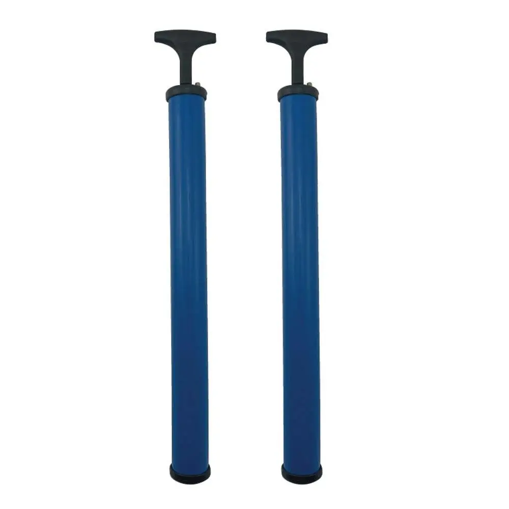 2x Regent Double Action Air Pump Balls/Bicycle Tires Inflator w/ Needles & Hose - Sports & Outdoor