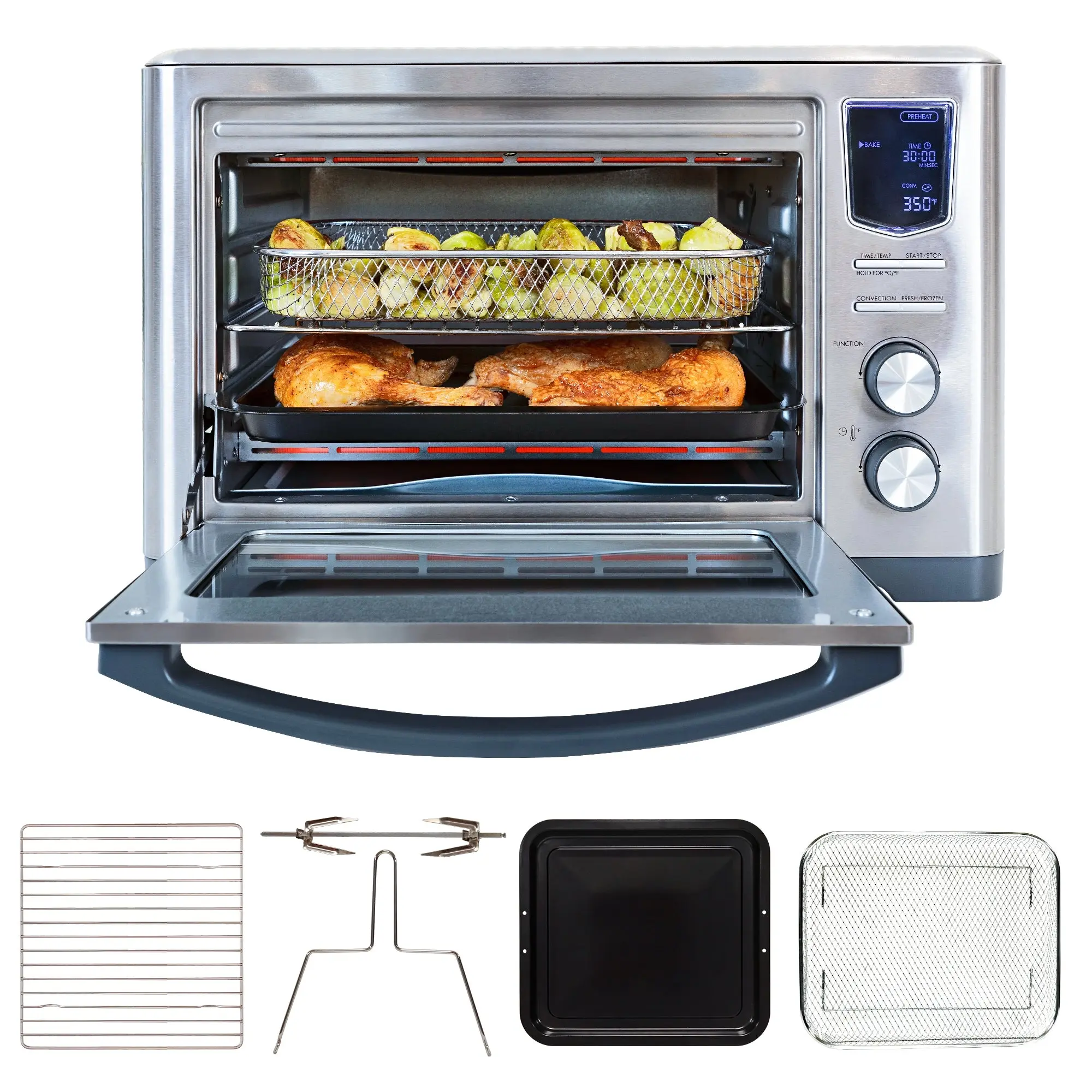 Kenmore Air Fryer Toaster Oven 24L Stainless Steel - Home & Garden
