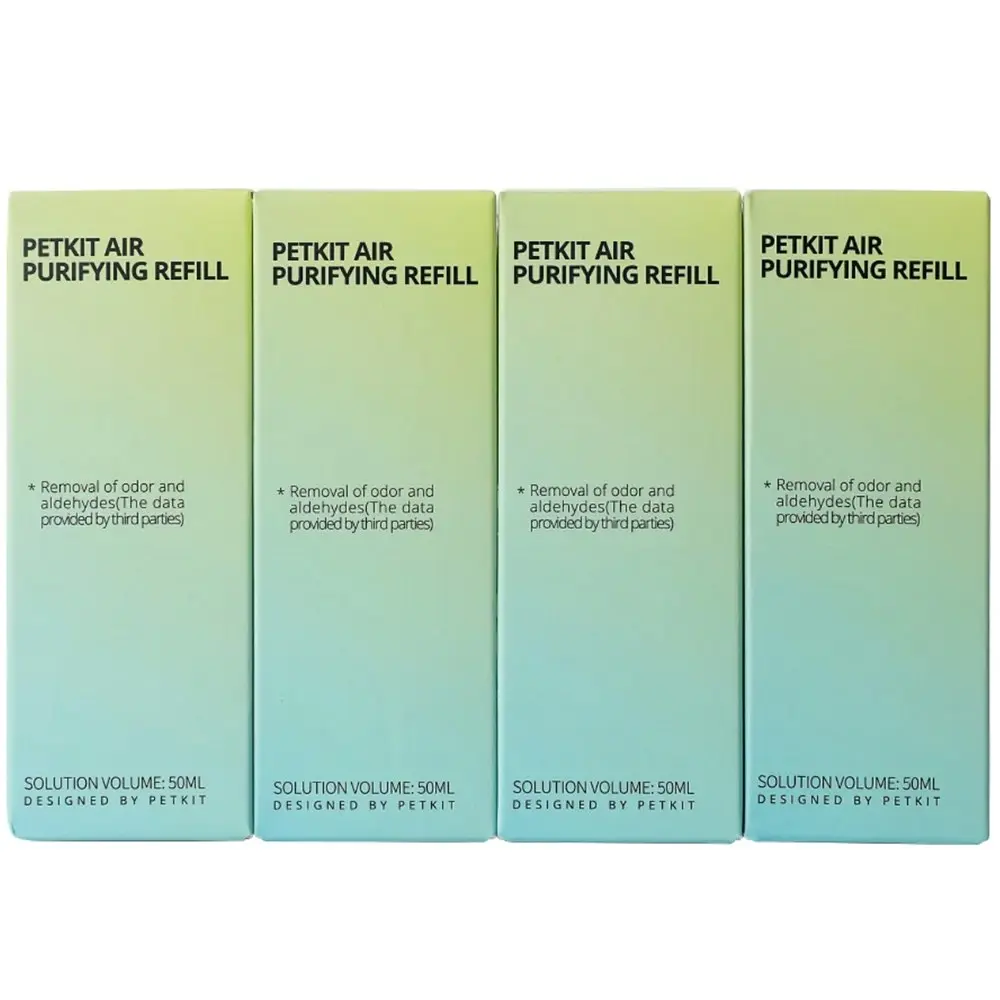 4PK Petkit Purification 55ml Liquid Refill for Pura X Pet Cat Litter Tray Box - Pets