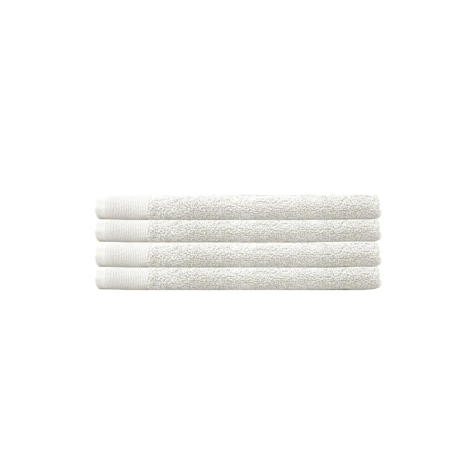 4pc Bambury Home Living Ultra soft Elvire Hand Towel Ivory 40cm x 60cm - Home & Garden