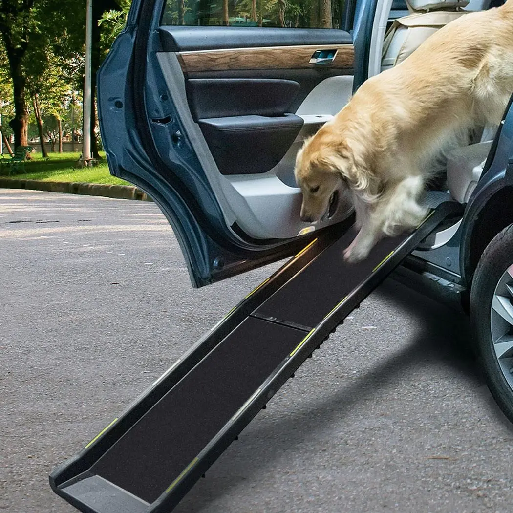 Pawz Dog Ramp Pet Car SUV Travel Stair Step Foldable Portable Lightweight Ladder - Pets