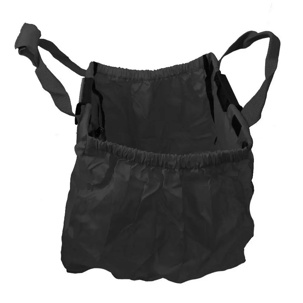 Multi Purpose Clip + Carry Bag for Shopping Trolley/Cart Waterproof Compact BLK - Fashion