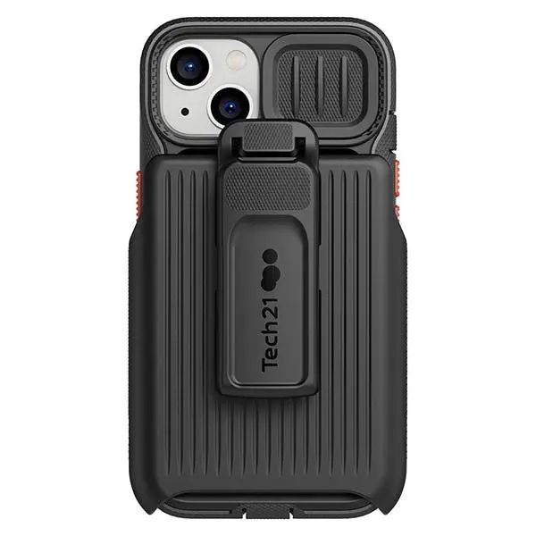 Tech 21 Evo Max Protective Case with Holster (Suits iPhone 13) - Dark Grey