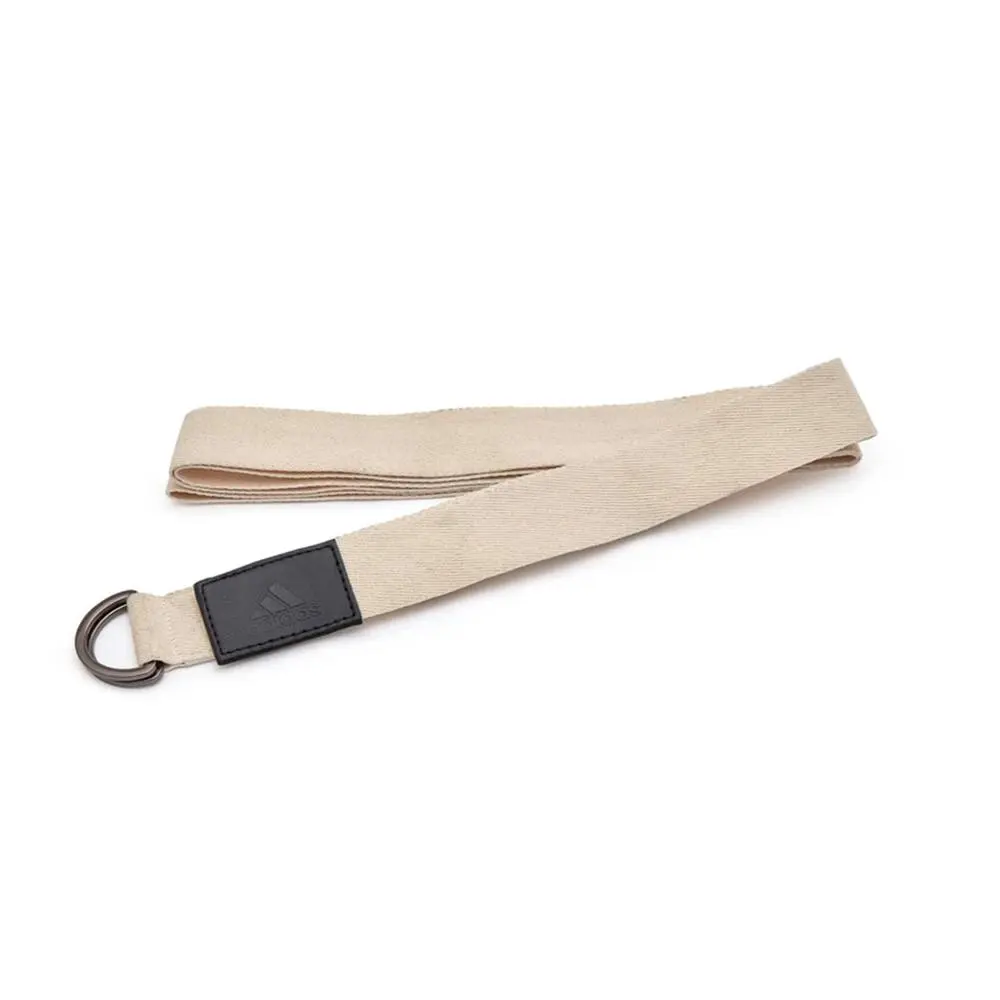 Adidas 2.5m Premium Yoga Adjustable Fitness Band Home/Gym Exercise Strap Beige - Sports & Outdoor